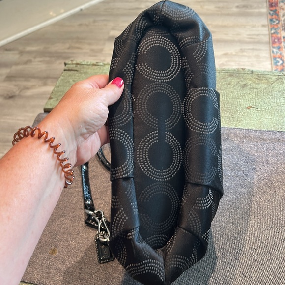 Coach Madison Dotted OP Art Sophia Satchel 15935 - Picture 4 of 7